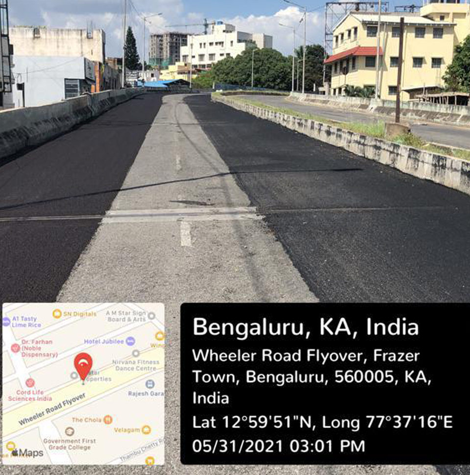 Bengaluru City Roads; Karnataka