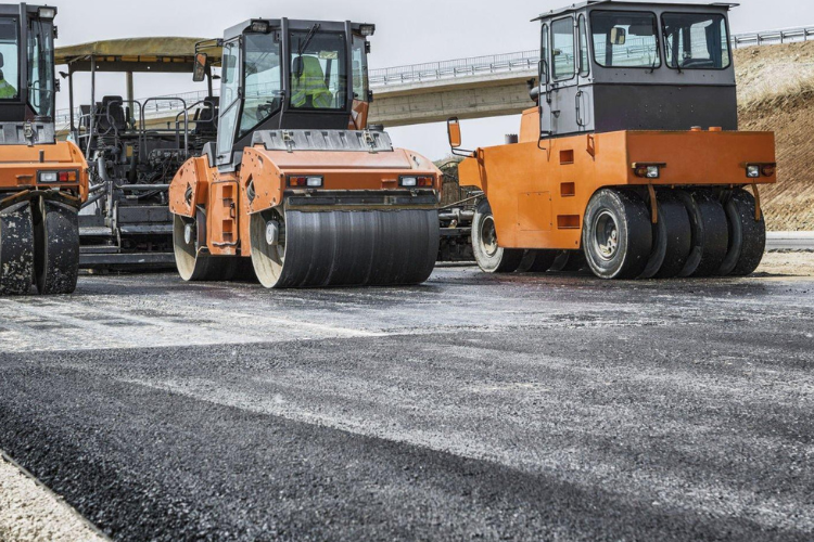 What is a premixed type of bitumen road construction?